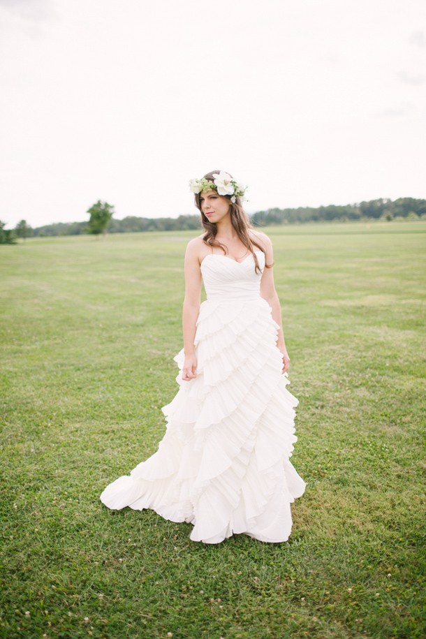 Rachel & Jeremy - Dress by Watters from Lovely NYC - Photos by K