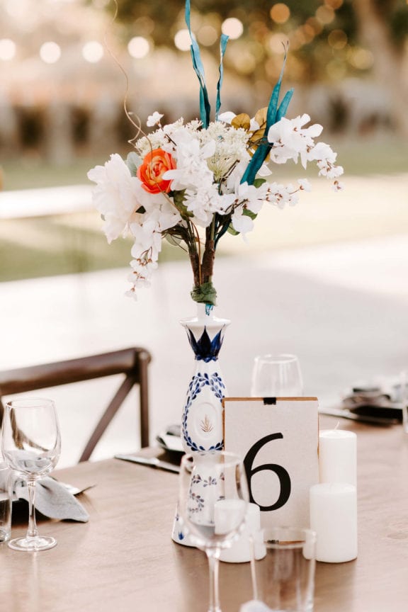 Boho Wedding Reception Details: Cabo San Lucas Wedding at Acre Baja