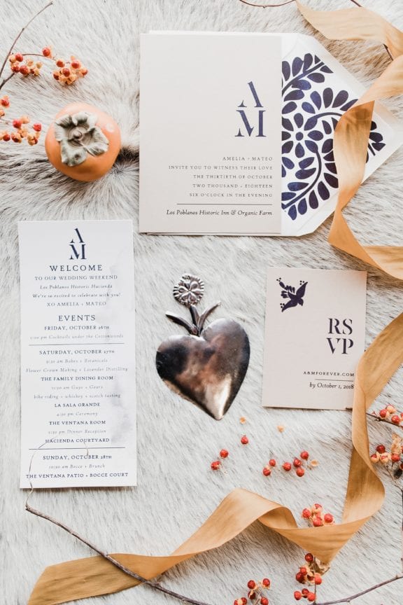 Wedding Trend: Southwestern Wedding Invitation Suite by FunkyOlive Paper