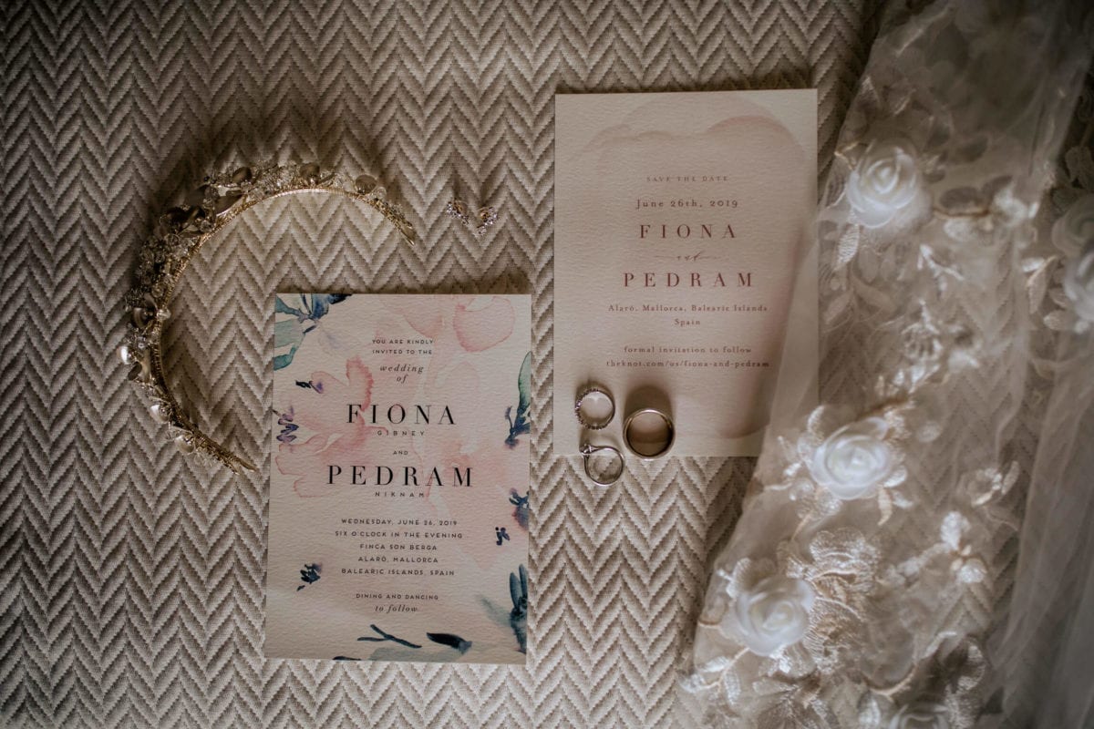 Fiona and Pedram Mallorca destination wedding