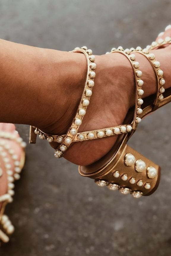 Wedding Trends: pearl wedding shoes the lovely list