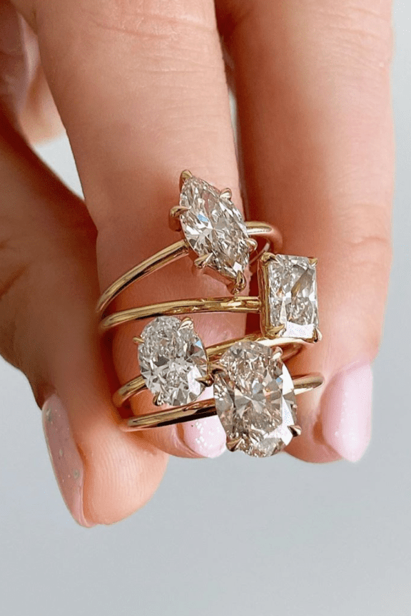 bridal trends engagement rings @louisejeanjewellery