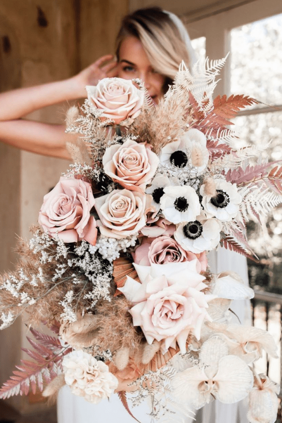 bridal trends made with love bridal bouquet @floralsandco