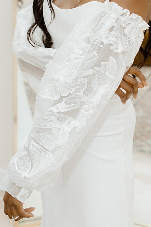 try on lovely bride alexandra grecco