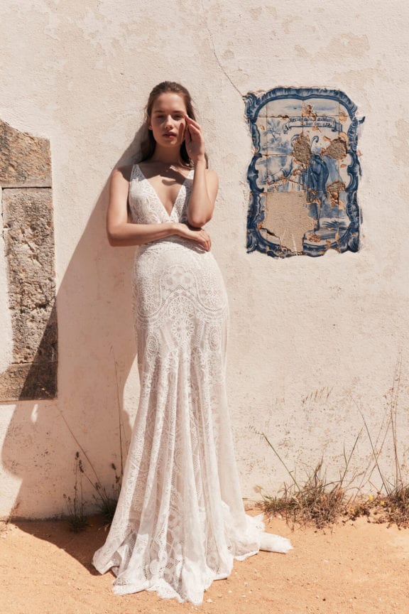 anna kara georgina boho wedding dress