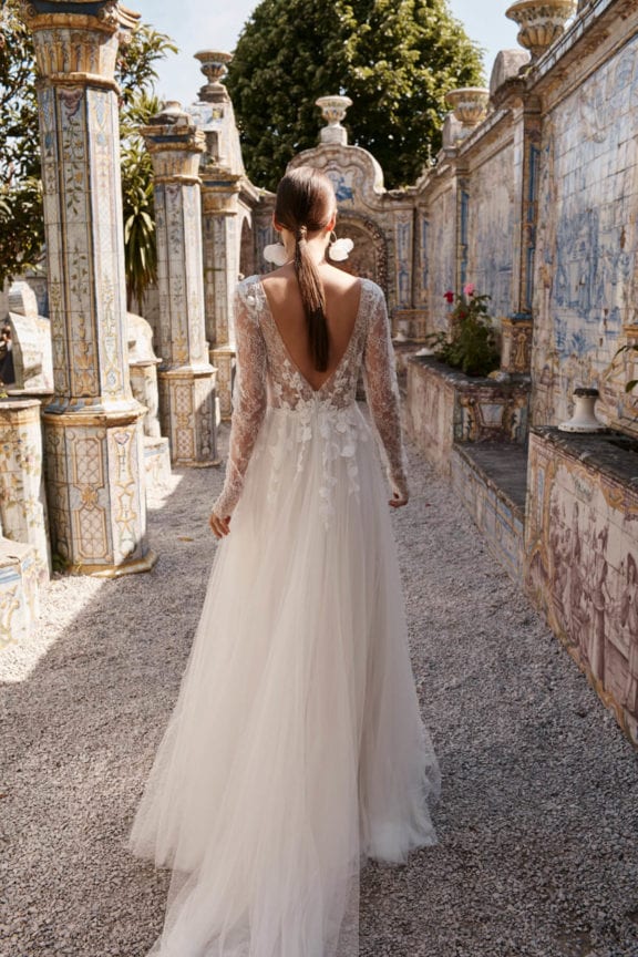 anna kara jude long sleeve wedding dress