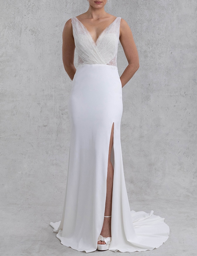Alexandra Grecco Elise - Matte Stretch Crepe