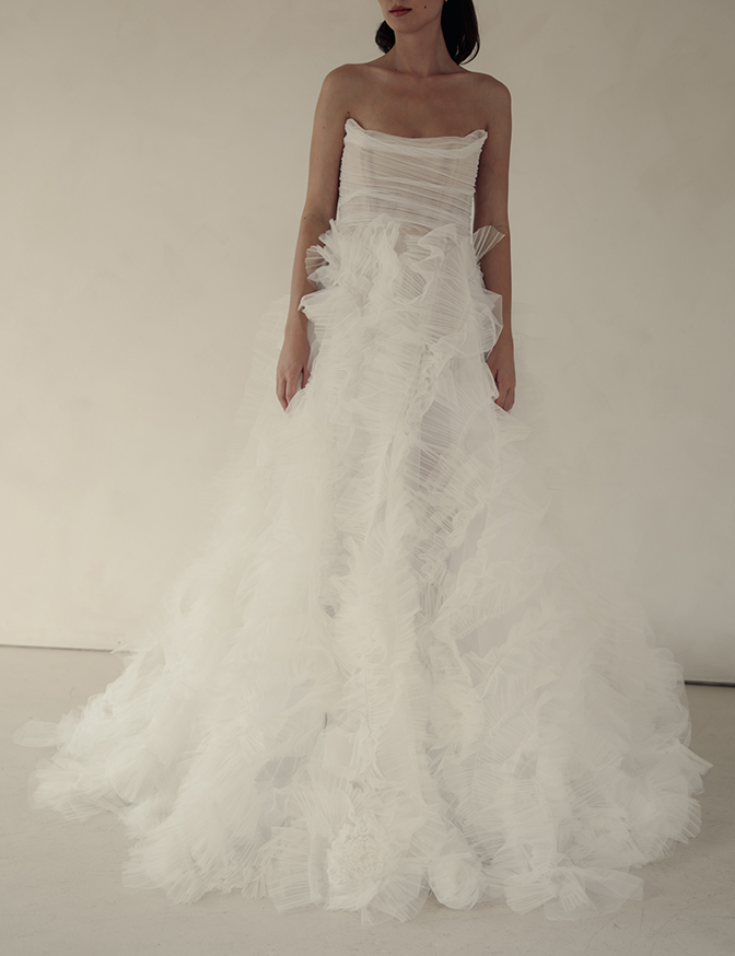 minimal bridesmaid dresses MISS CHLOE BRIDAL Wedding designer dress main image 1